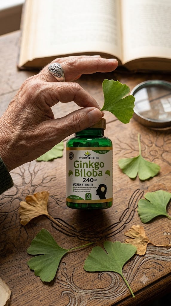 💚 Ginkgo Biloba 240 mg — System Nutriti | Memoria & Concentración