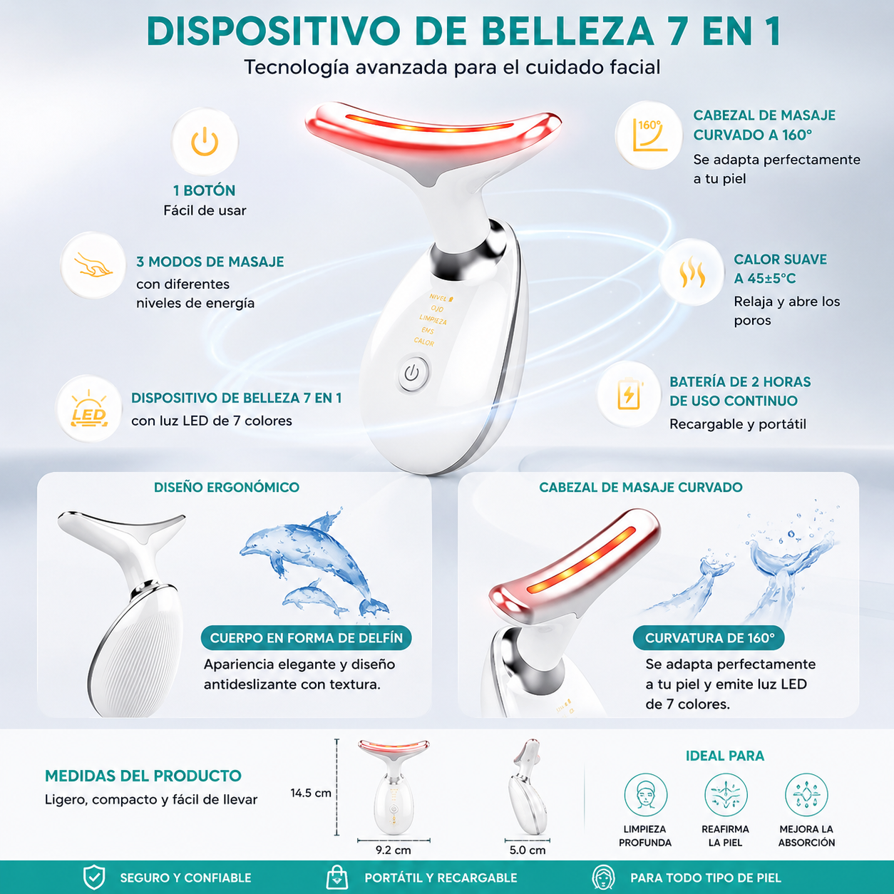 Masajeador De Papada Pila