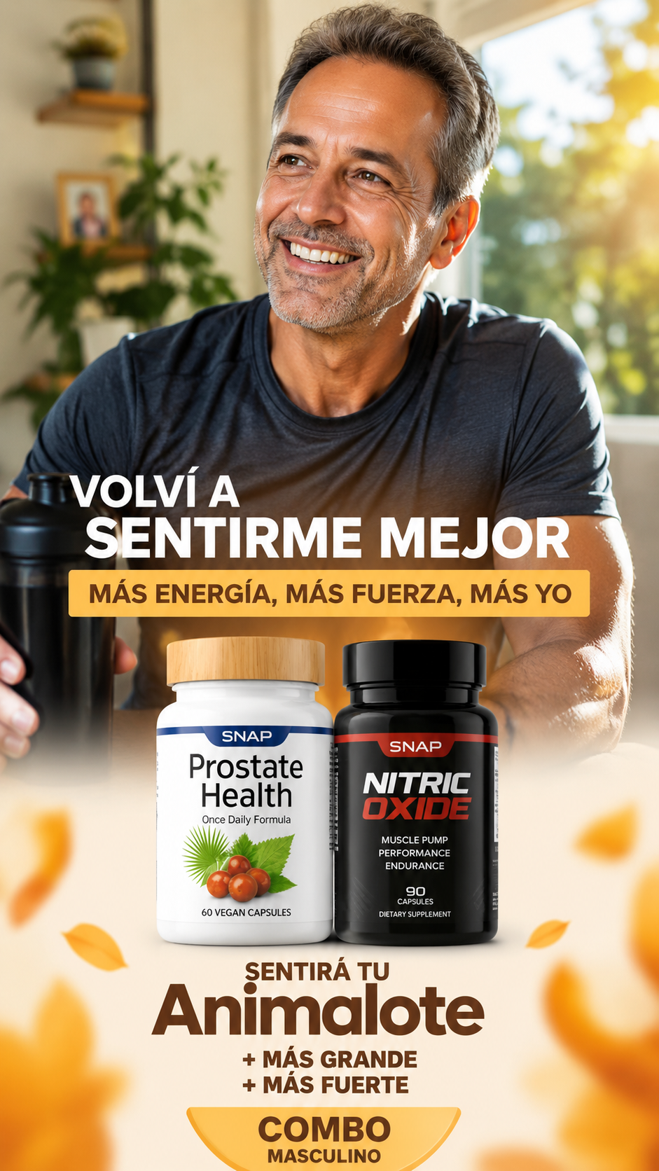 Combo Salud Masculina — Próstata Sana + Energía y Circulación al Máximo