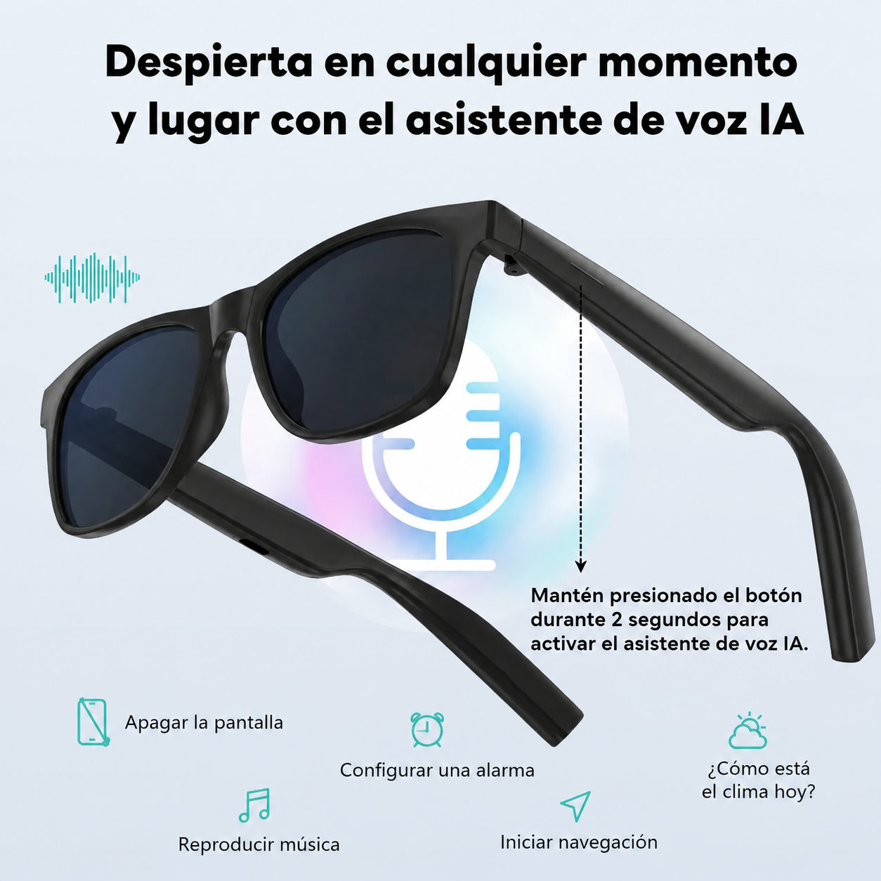 Lentes Inteligentes Bluetooth