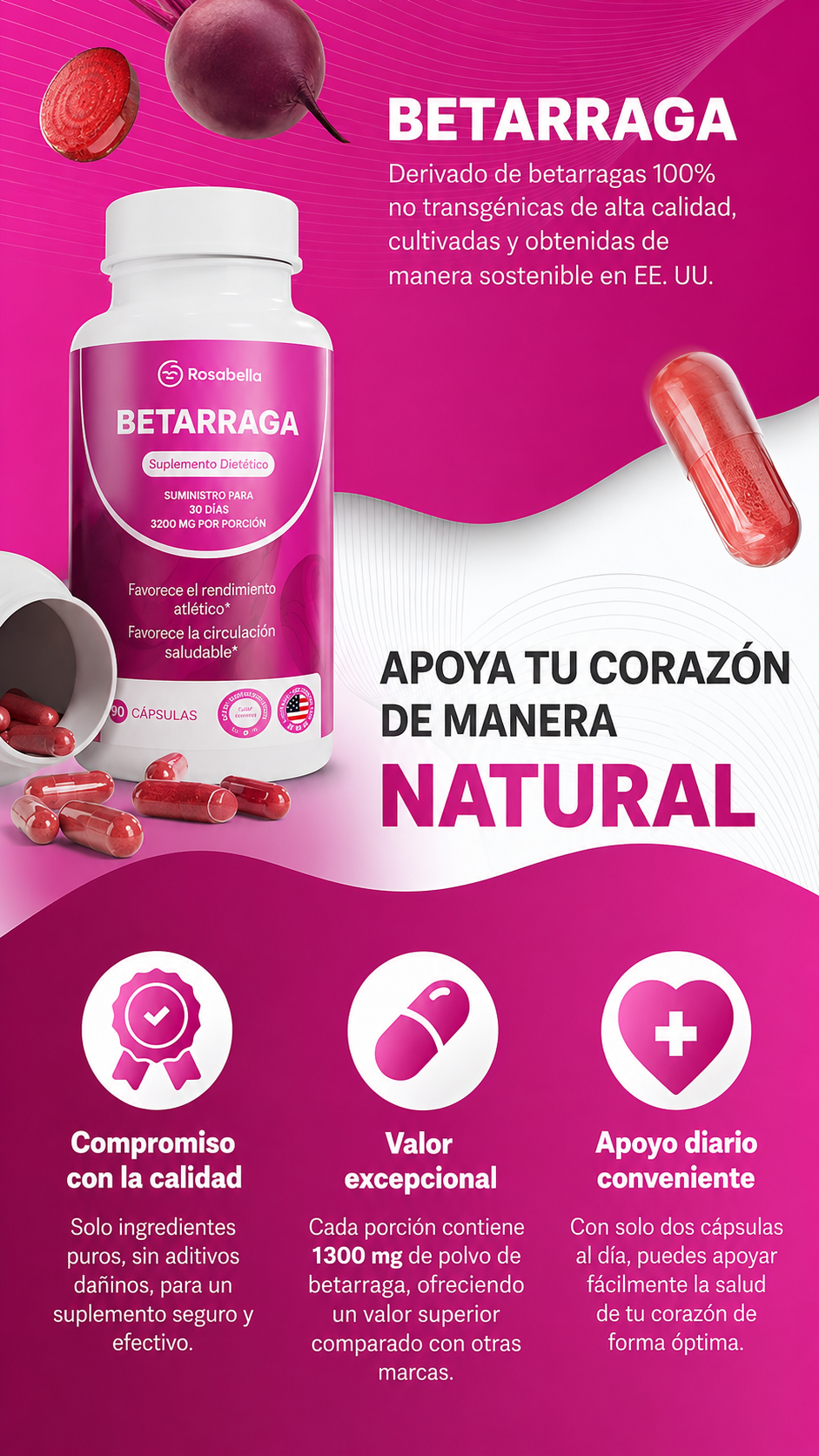 Beetroot Premium – Suplemento Natural de Remolacha 🌱