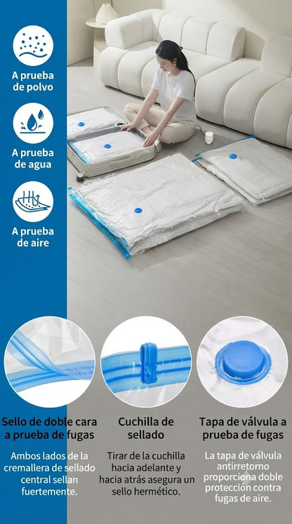 Pack Bolsas de compresión al vacío x3