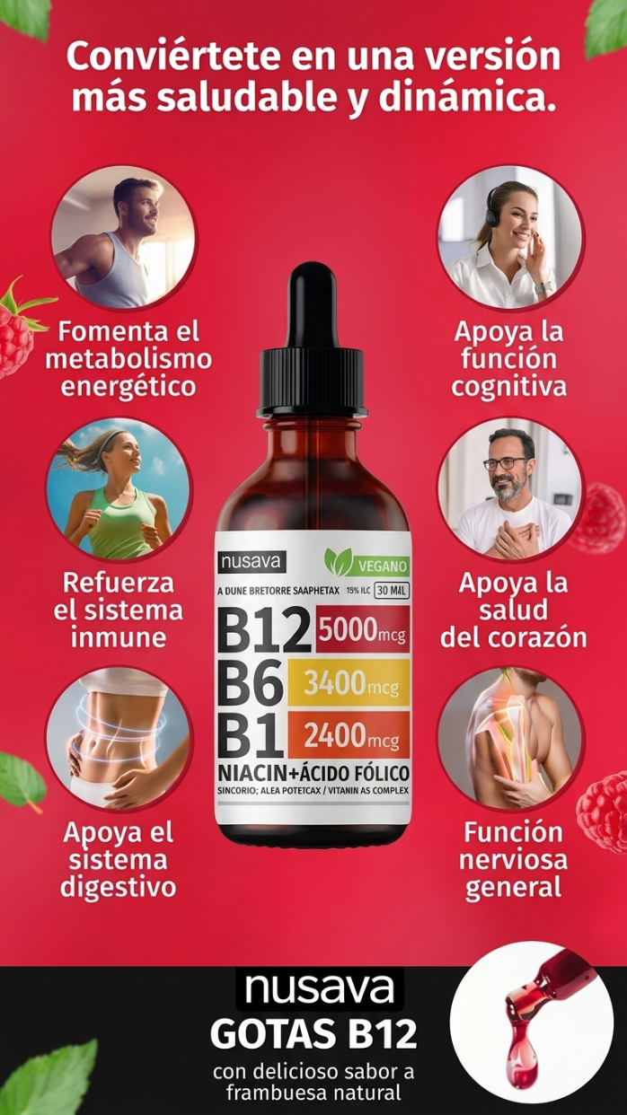 VITAMINA B12 NUSAVA CAJA X2