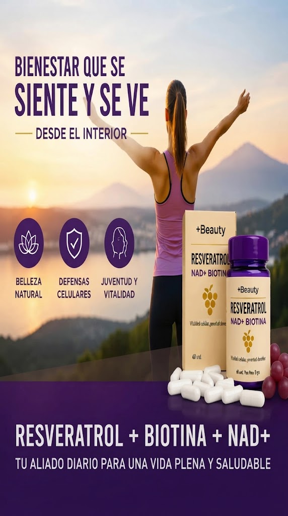 Resveratrol + Beauty NAD+ Biotina