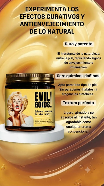 EVIL GOODS | Crema Facial de Sebo de Res y Miel de Manuka