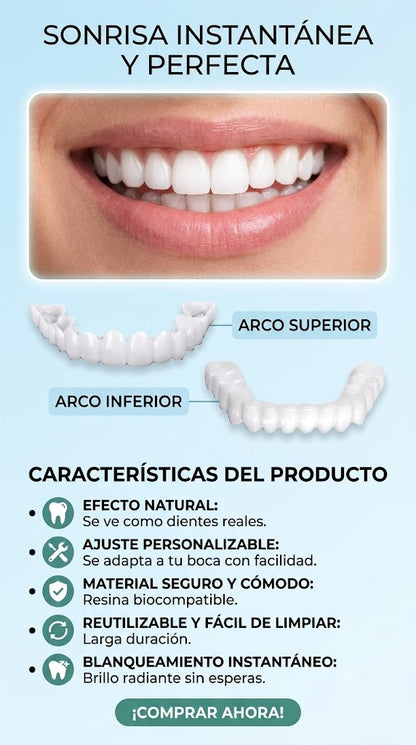 Carillas Dentales Snap Smile – Sonrisa Perfecta en Segundos