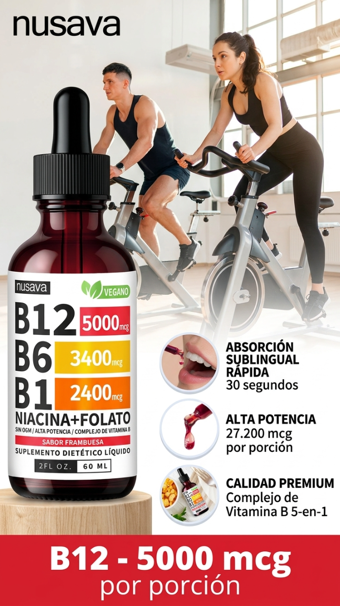 VITAMINA B12 NUSAVA CAJA X2