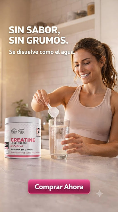 Creatina Monohidratada For Women | Fuerza, Tono y Energía para Ella