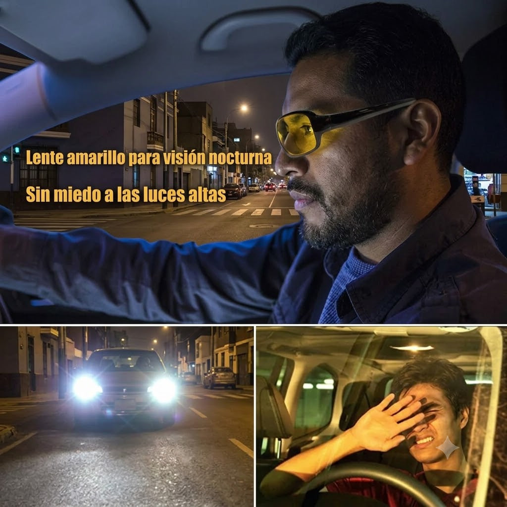 Lentes Vision HD 2en1 Dia y Noche