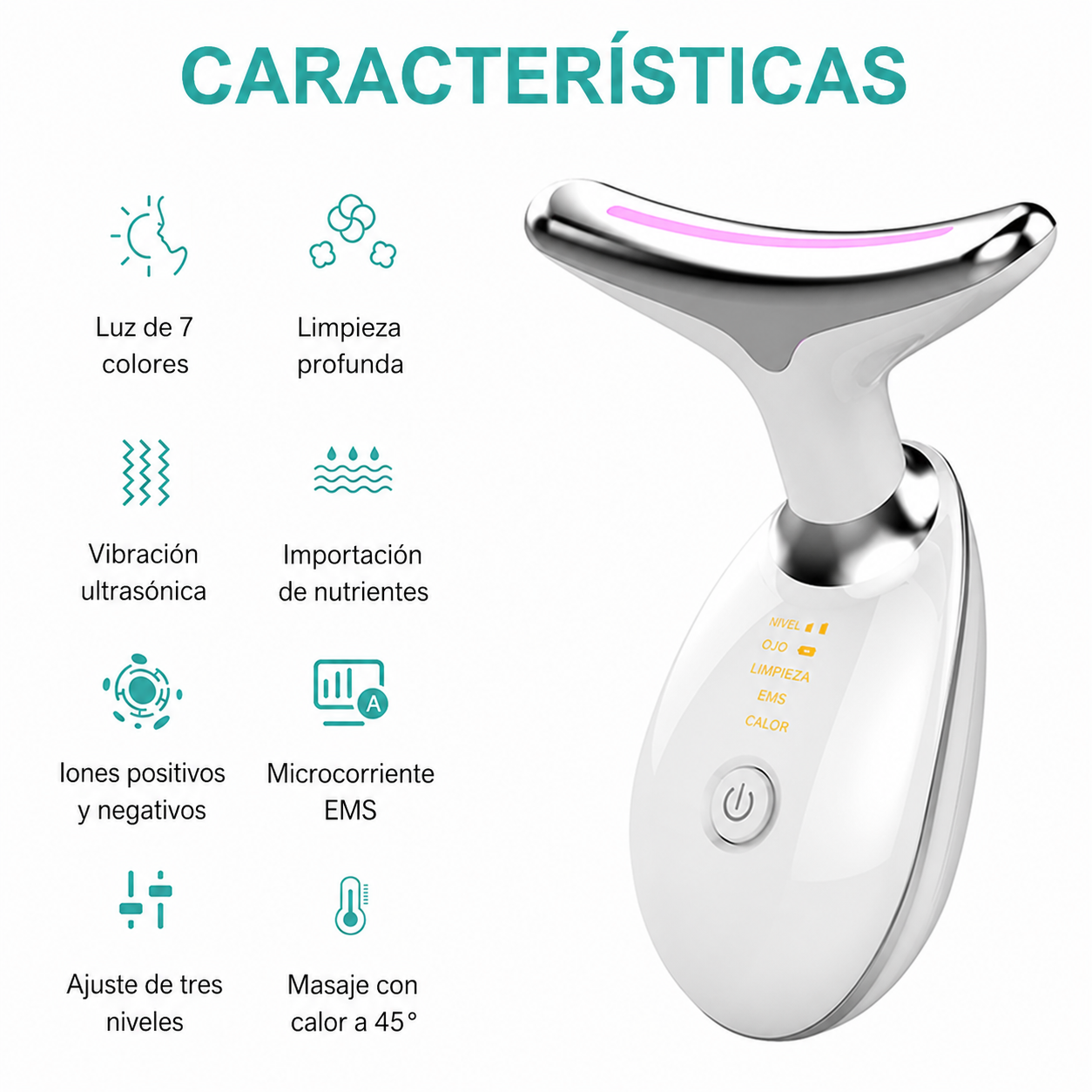 Masajeador De Papada Pila