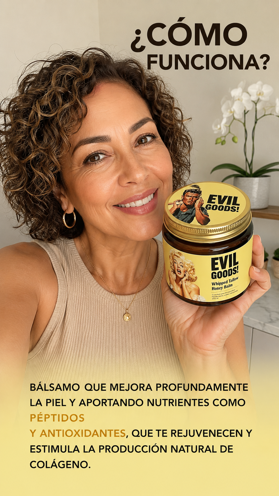 EVIL GOODS | Crema Facial de Sebo de Res y Miel de Manuka