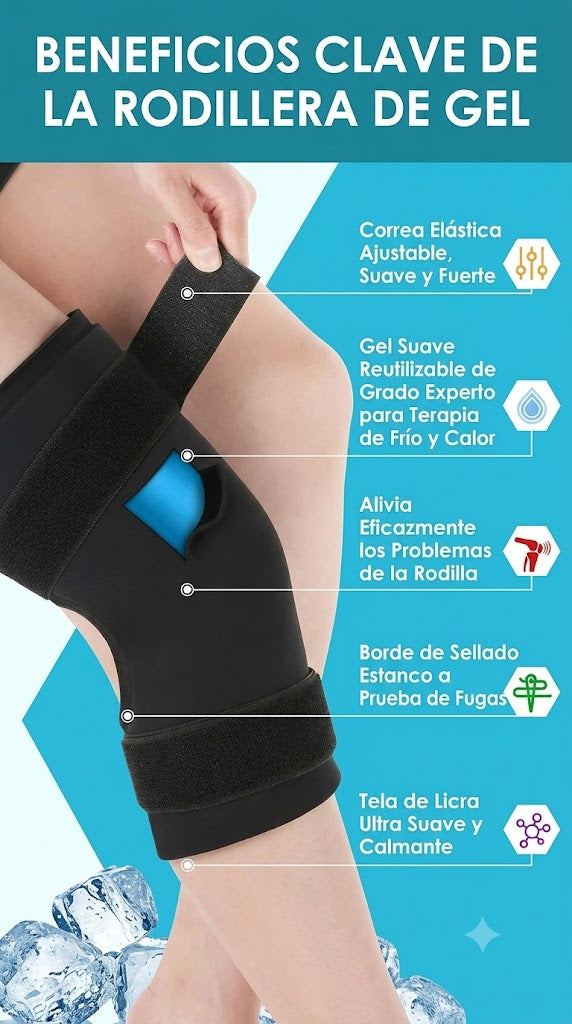 Rodillera de Compresión Térmica con Gel – Frío y Calor