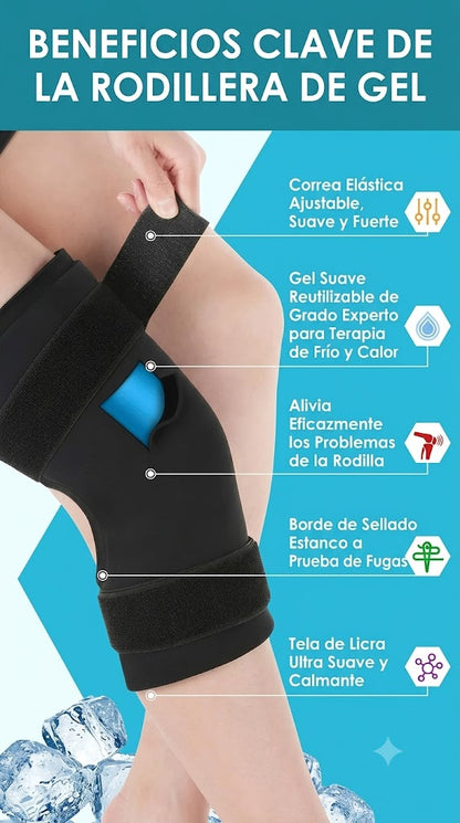 Rodillera de Compresión Térmica con Gel – Frío y Calor