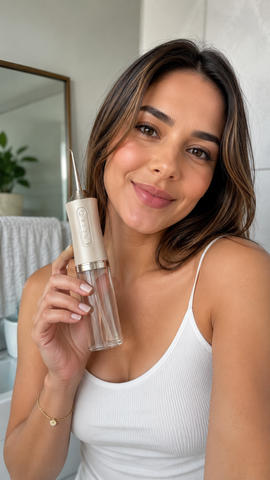 Combo Irrigador Bucal + Armadura Dental — Limpieza Profunda en Casa
