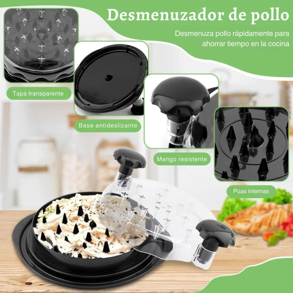Deshilachador de Pollo  - Rápido y Fácil
