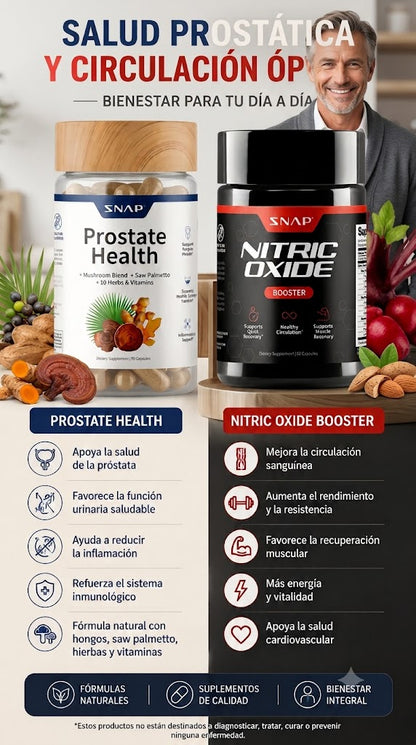 Combo Salud Masculina — Próstata Sana + Energía y Circulación al Máximo