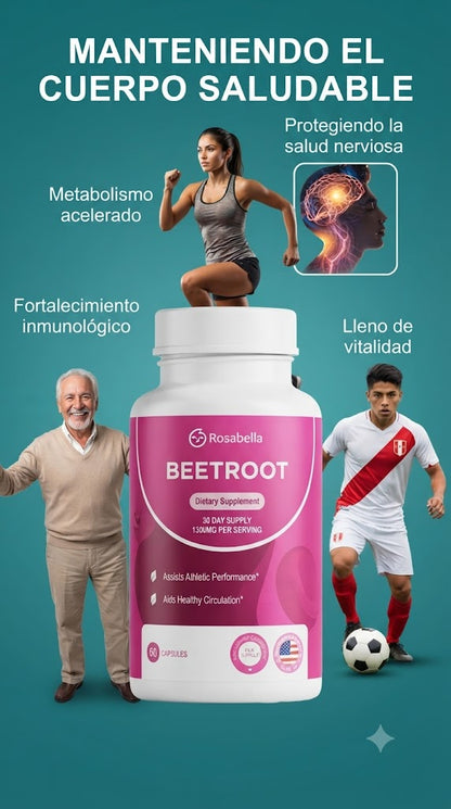 Beetroot Premium – Suplemento Natural de Remolacha 🌱