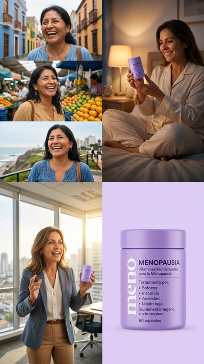 MENO VITAMINAS PARA LA MENOPAUSIA