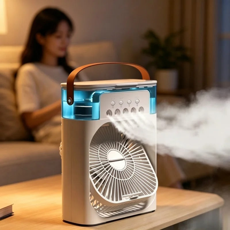 Ventilador Aire Acondicionado Portátil - Frío Instantáneo sin Instalación