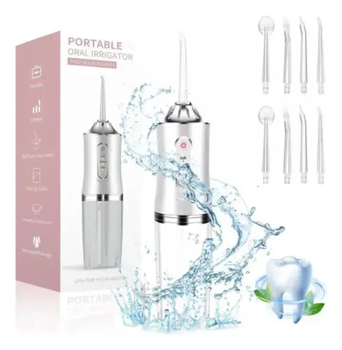 Combo Irrigador Bucal + Armadura Dental — Limpieza Profunda en Casa
