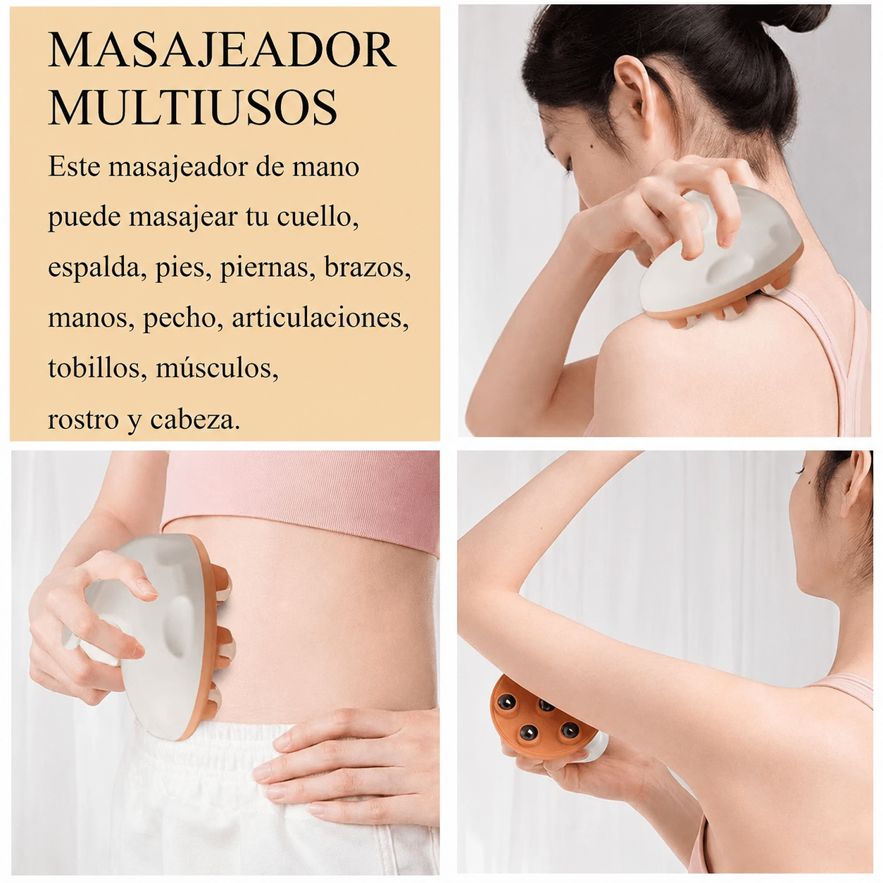 Masajeador de Bolitas Relajante - Alivia el Dolor y el Estrés en Casa
