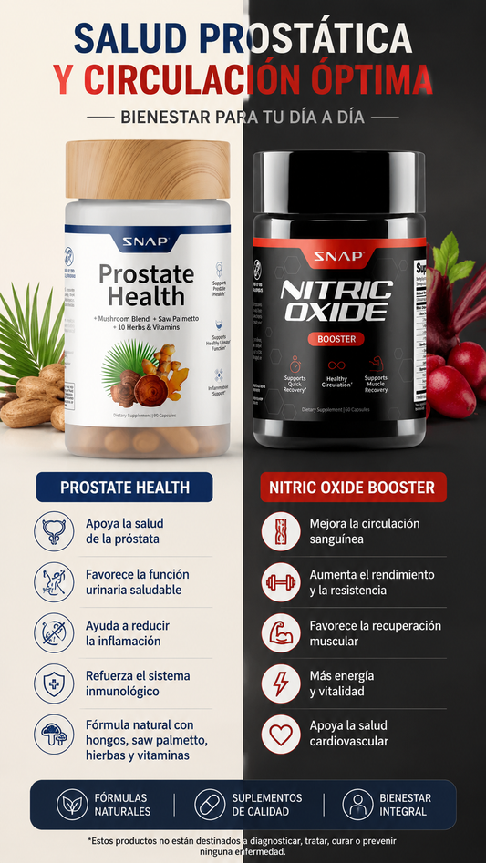 Combo Salud Masculina — Próstata Sana + Energía y Circulación al Máximo
