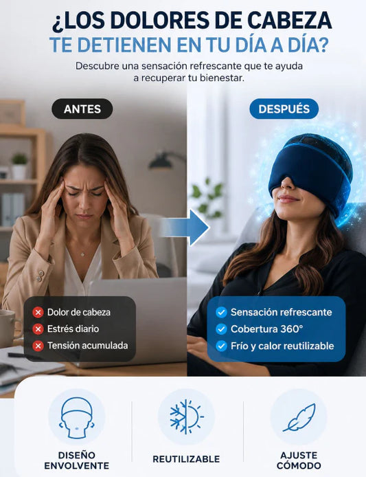 Gorro Gel Para Migraña Dolor De Cabeza
