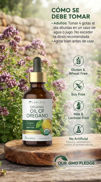 ORGANIC OIL OF OREGAN