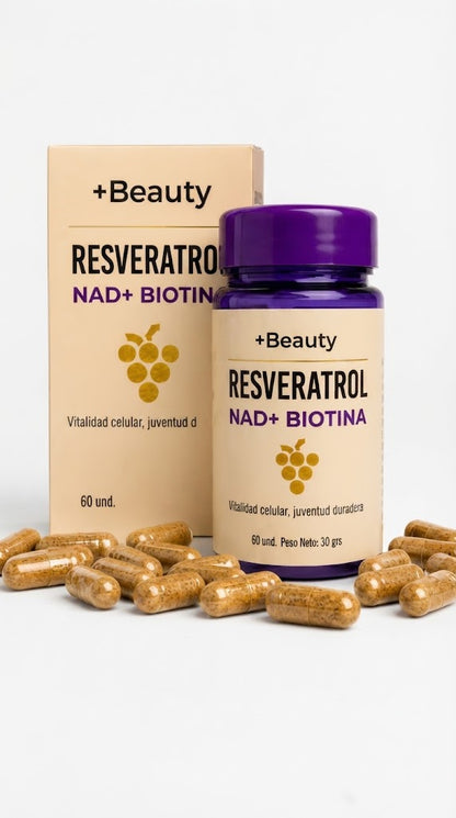 Resveratrol + Beauty NAD+ Biotina