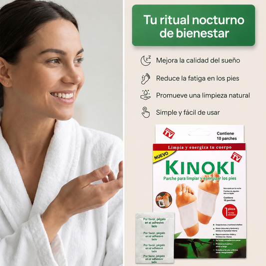 Parches Kinoki Desintoxicantes – 10 unidades