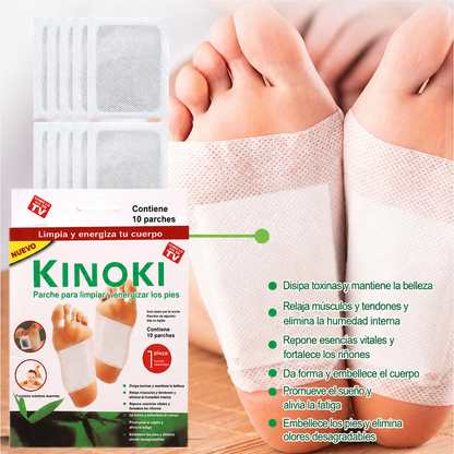 Parches Kinoki Desintoxicantes – 10 unidades
