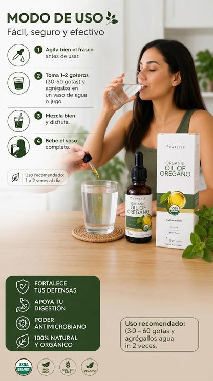 ORGANIC OIL OF OREGAN