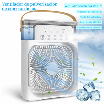 Ventilador Aire Acondicionado Portátil - Frío Instantáneo sin Instalación